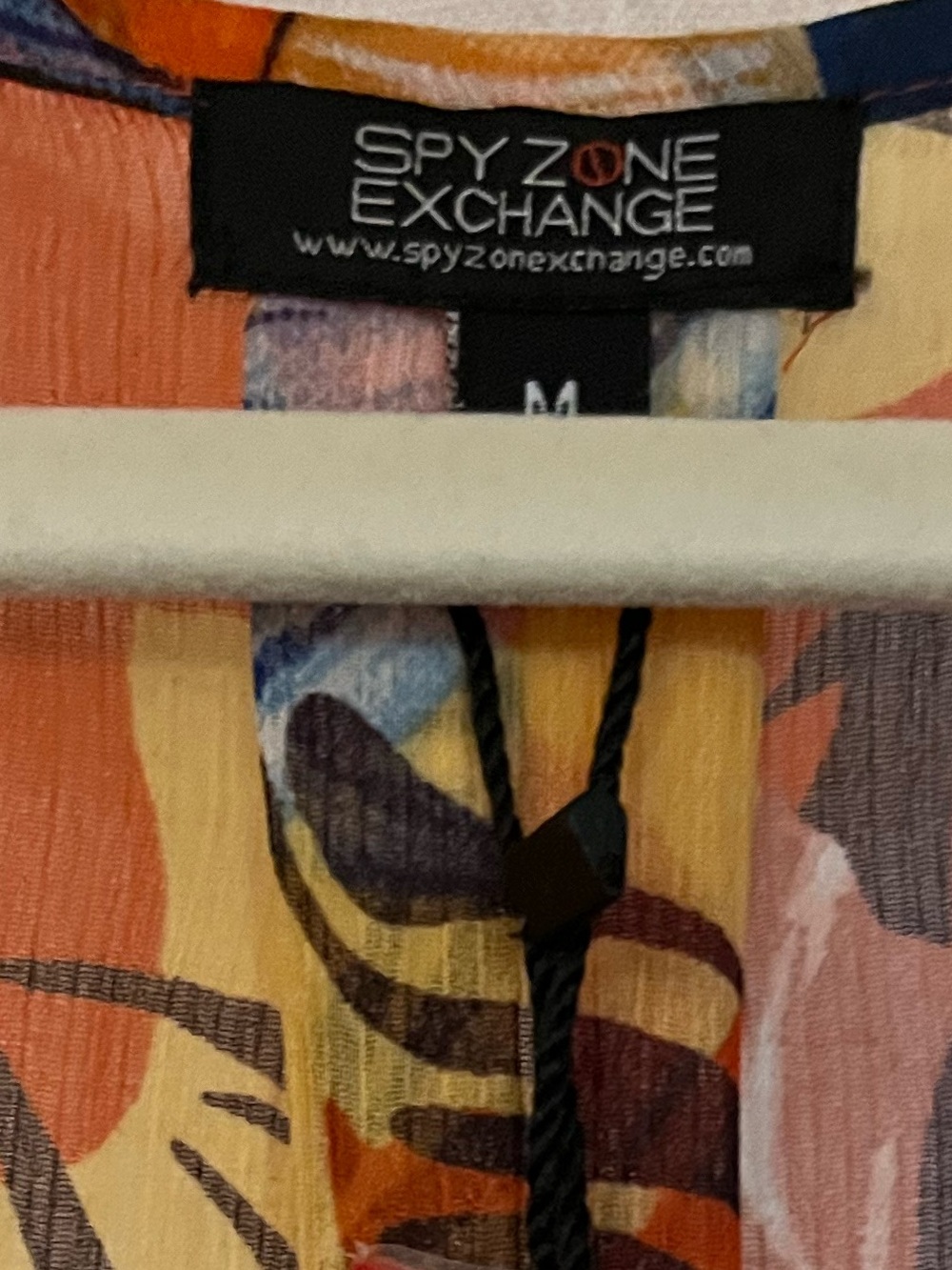 NWT MULTICOLOR TROPICAL Print Maxi Dress with Belt - Picture 2 of 9